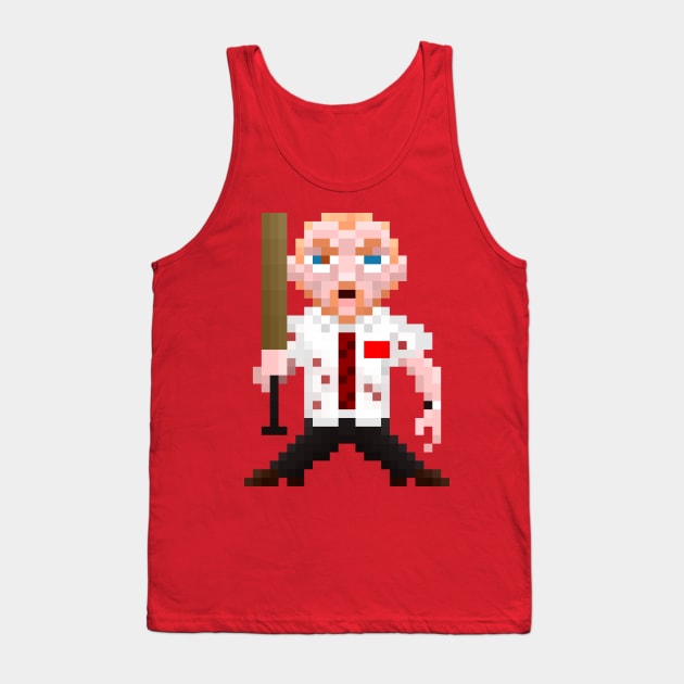 British Zombie Fighter Tank Top by badpun